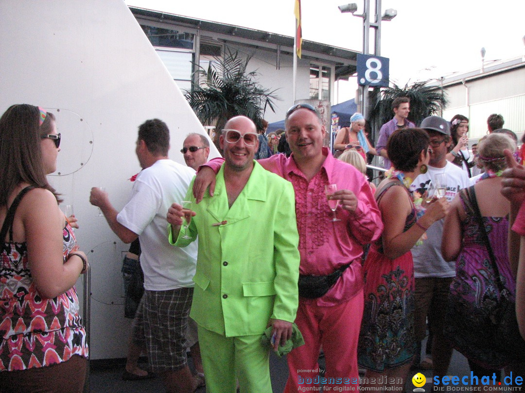 Partyschiff: FLOWER-POWER: Friedrichshafen am Bodensee, 18.08.2012