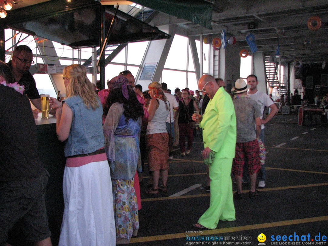 Partyschiff: FLOWER-POWER: Friedrichshafen am Bodensee, 18.08.2012