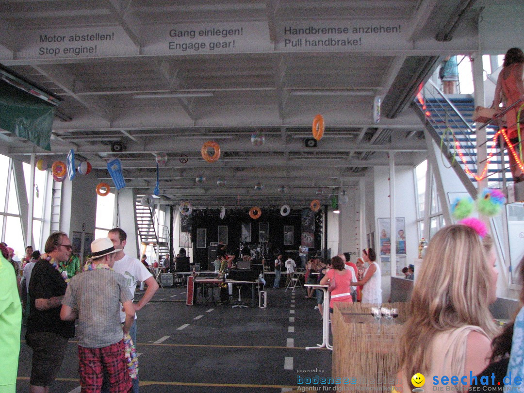 Partyschiff: FLOWER-POWER: Friedrichshafen am Bodensee, 18.08.2012