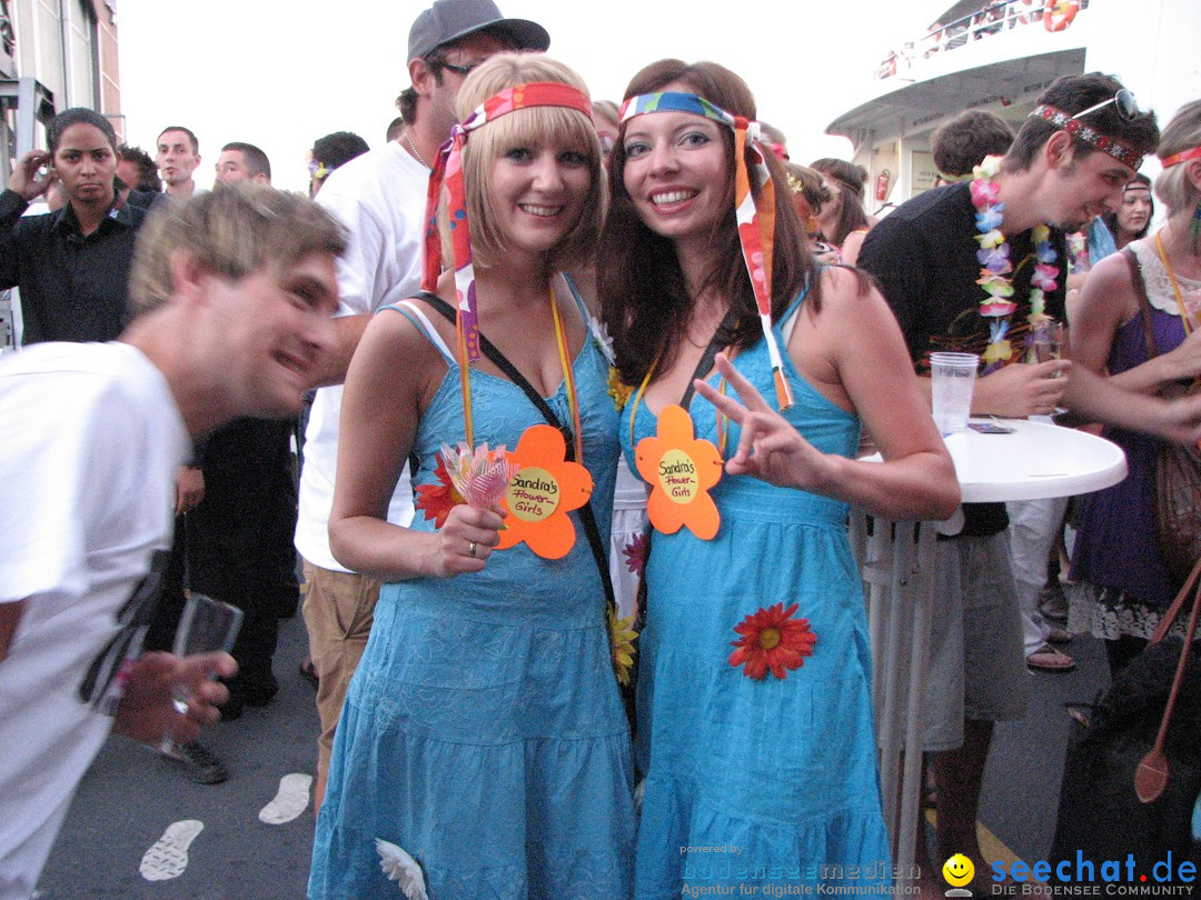 Partyschiff: FLOWER-POWER: Friedrichshafen am Bodensee, 18.08.2012