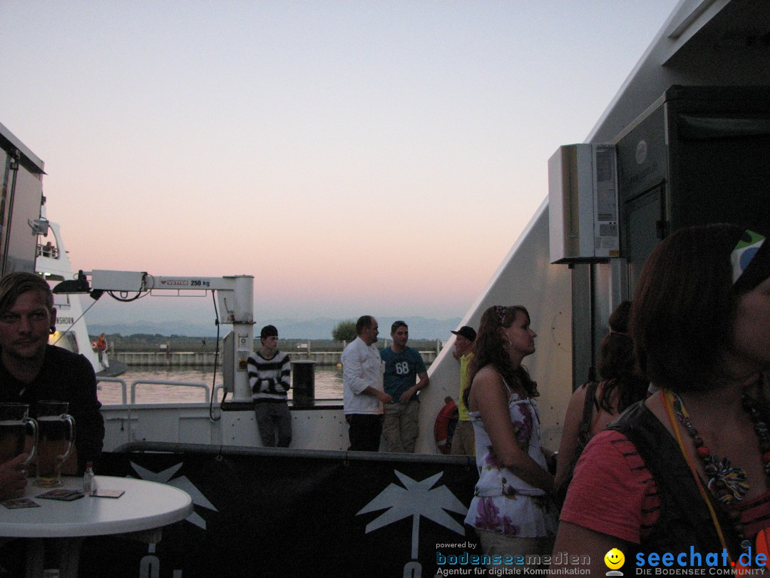 Partyschiff: FLOWER-POWER: Friedrichshafen am Bodensee, 18.08.2012