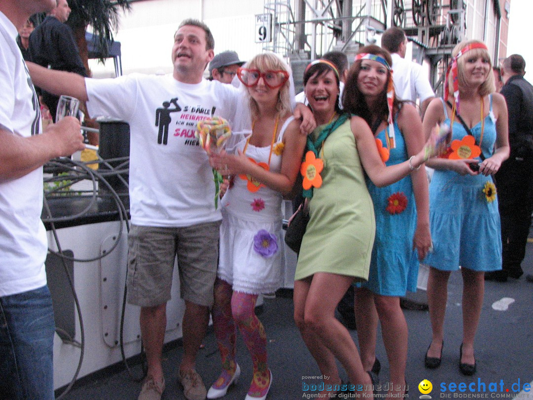 Partyschiff: FLOWER-POWER: Friedrichshafen am Bodensee, 18.08.2012