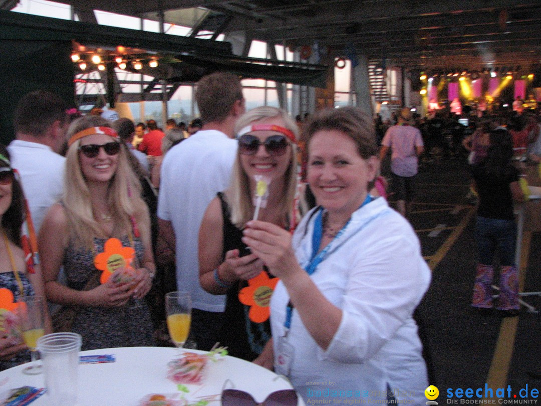 Partyschiff: FLOWER-POWER: Friedrichshafen am Bodensee, 18.08.2012