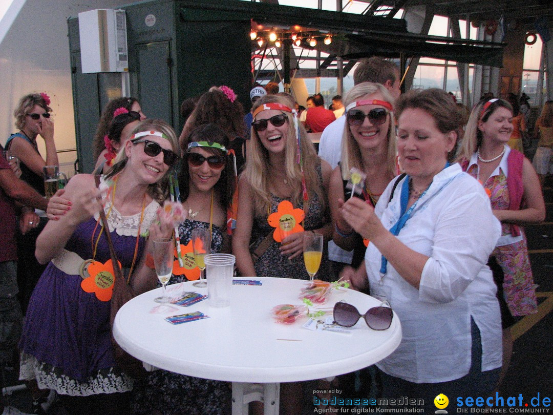 Partyschiff: FLOWER-POWER: Friedrichshafen am Bodensee, 18.08.2012