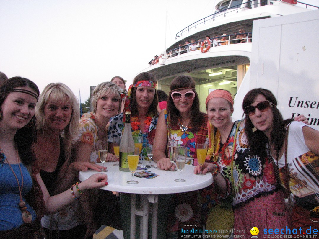 Partyschiff: FLOWER-POWER: Friedrichshafen am Bodensee, 18.08.2012