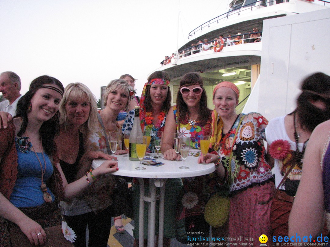 Partyschiff: FLOWER-POWER: Friedrichshafen am Bodensee, 18.08.2012