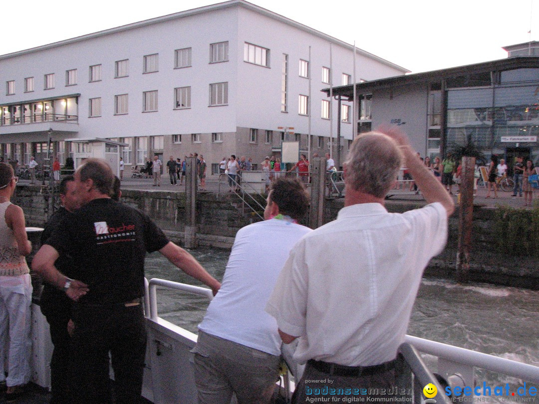 Partyschiff: FLOWER-POWER: Friedrichshafen am Bodensee, 18.08.2012