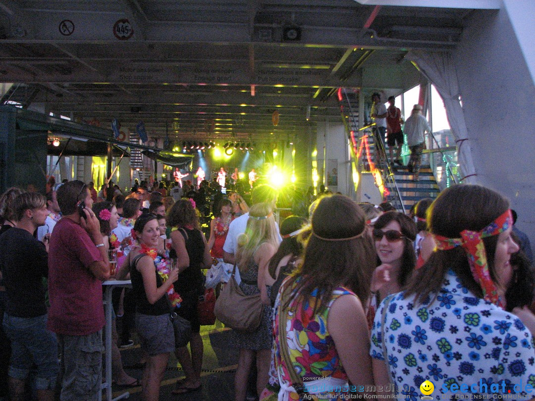 Partyschiff: FLOWER-POWER: Friedrichshafen am Bodensee, 18.08.2012