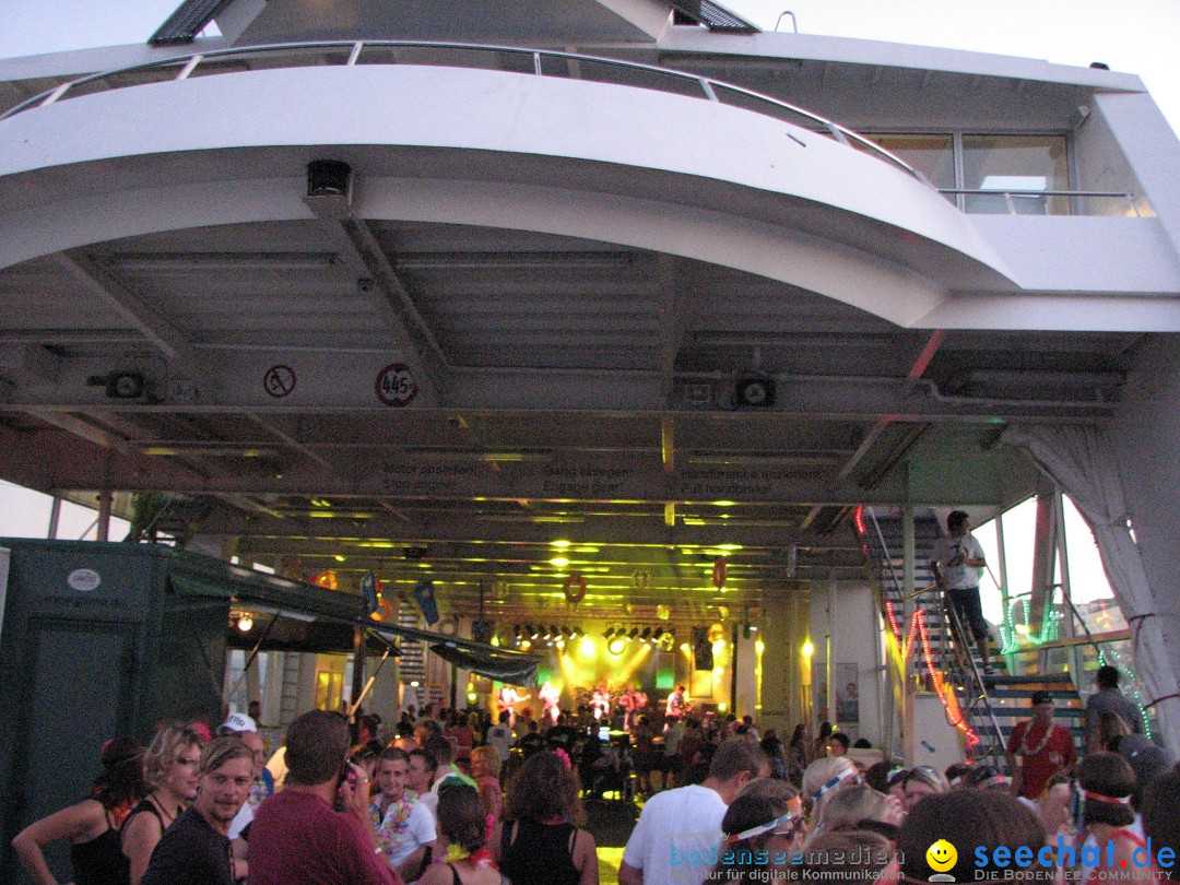 Partyschiff: FLOWER-POWER: Friedrichshafen am Bodensee, 18.08.2012