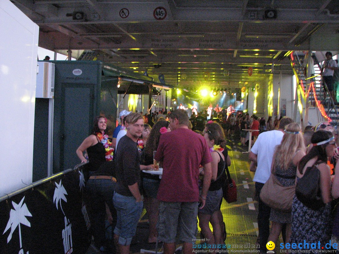 Partyschiff: FLOWER-POWER: Friedrichshafen am Bodensee, 18.08.2012