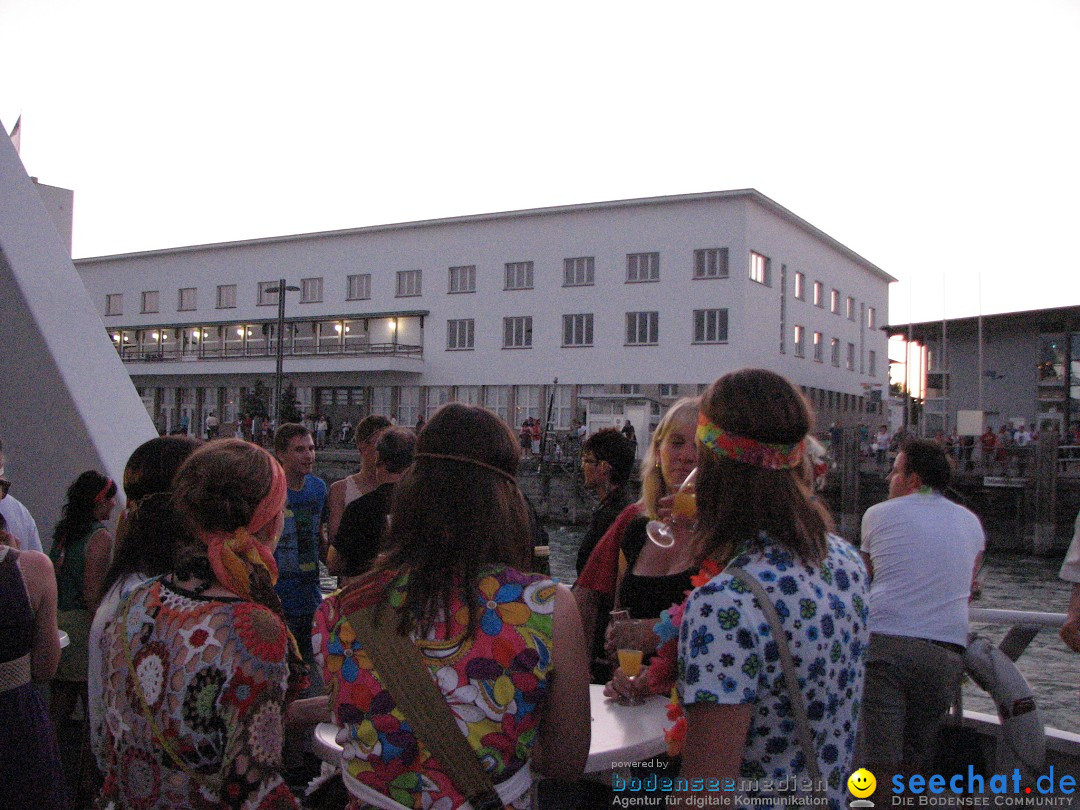 Partyschiff: FLOWER-POWER: Friedrichshafen am Bodensee, 18.08.2012