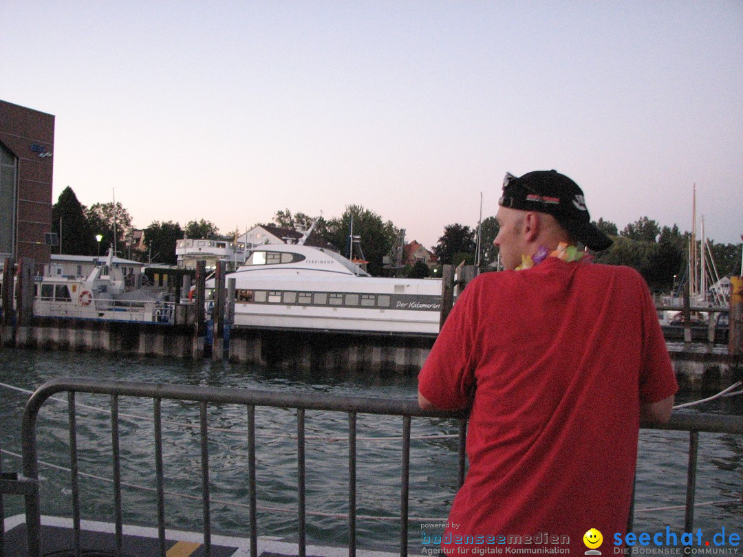 Partyschiff: FLOWER-POWER: Friedrichshafen am Bodensee, 18.08.2012