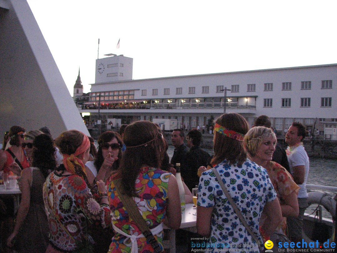 Partyschiff: FLOWER-POWER: Friedrichshafen am Bodensee, 18.08.2012