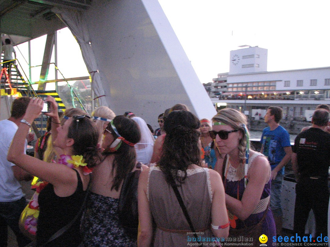 Partyschiff: FLOWER-POWER: Friedrichshafen am Bodensee, 18.08.2012