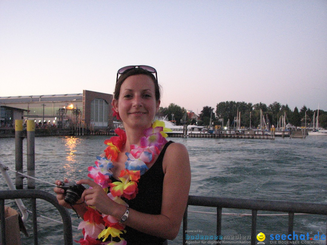 Partyschiff: FLOWER-POWER: Friedrichshafen am Bodensee, 18.08.2012