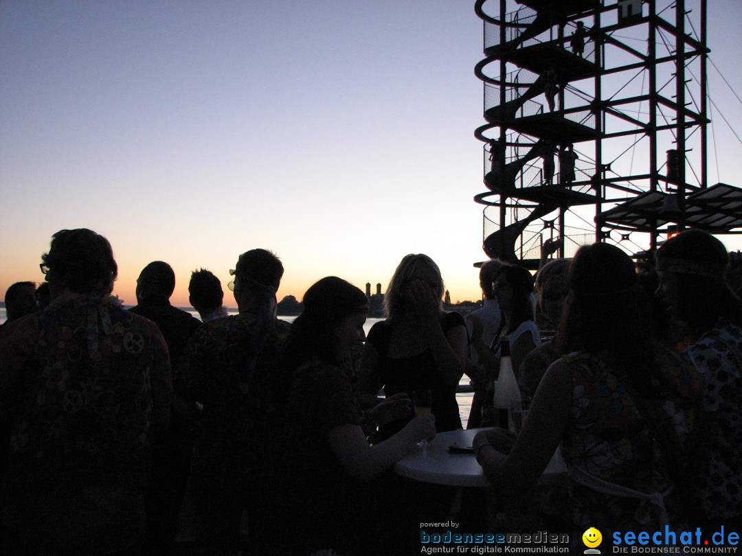 Partyschiff: FLOWER-POWER: Friedrichshafen am Bodensee, 18.08.2012