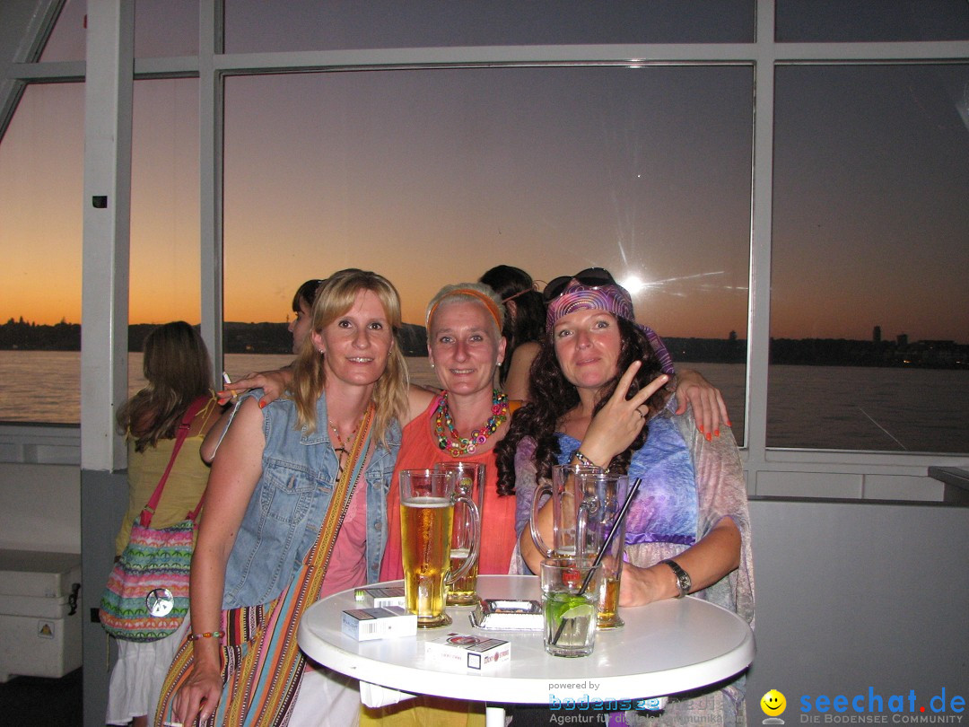 Partyschiff: FLOWER-POWER: Friedrichshafen am Bodensee, 18.08.2012