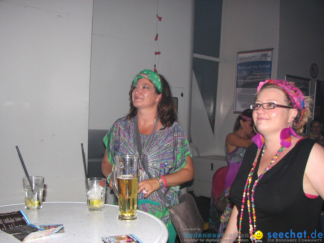 Partyschiff: FLOWER-POWER: Friedrichshafen am Bodensee, 18.08.2012