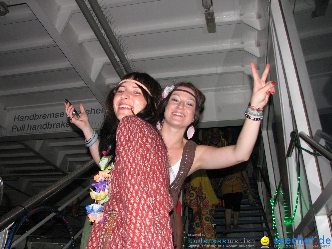 Partyschiff: FLOWER-POWER: Friedrichshafen am Bodensee, 18.08.2012