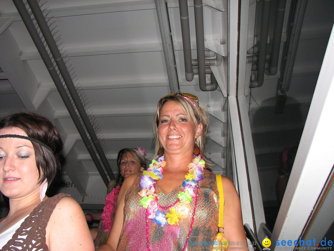 Partyschiff: FLOWER-POWER: Friedrichshafen am Bodensee, 18.08.2012