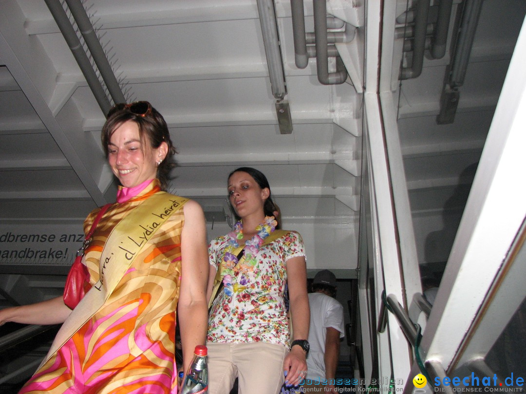 Partyschiff: FLOWER-POWER: Friedrichshafen am Bodensee, 18.08.2012