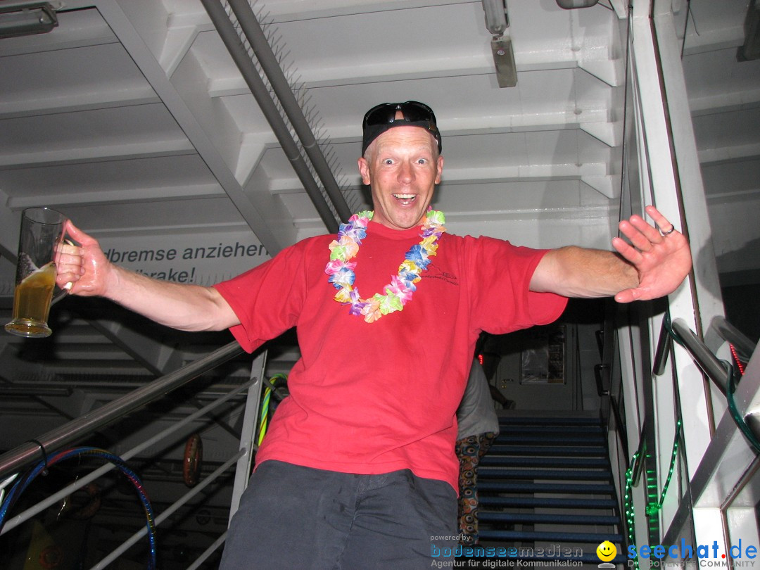 Partyschiff: FLOWER-POWER: Friedrichshafen am Bodensee, 18.08.2012