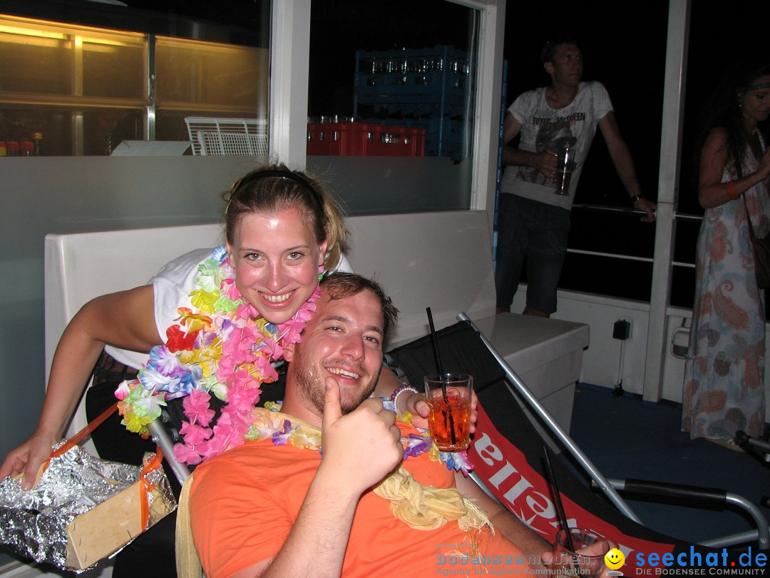 Partyschiff: FLOWER-POWER: Friedrichshafen am Bodensee, 18.08.2012