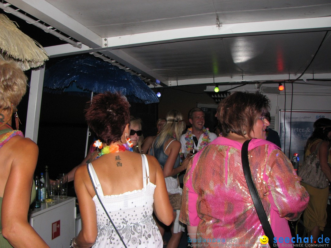 Partyschiff: FLOWER-POWER: Friedrichshafen am Bodensee, 18.08.2012