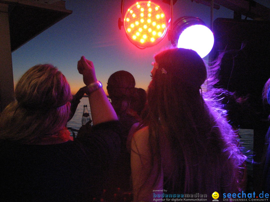 Partyschiff: FLOWER-POWER: Friedrichshafen am Bodensee, 18.08.2012