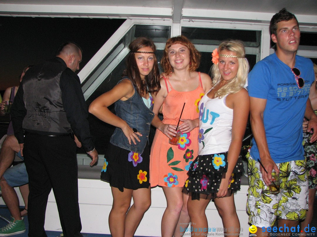 Partyschiff: FLOWER-POWER: Friedrichshafen am Bodensee, 18.08.2012