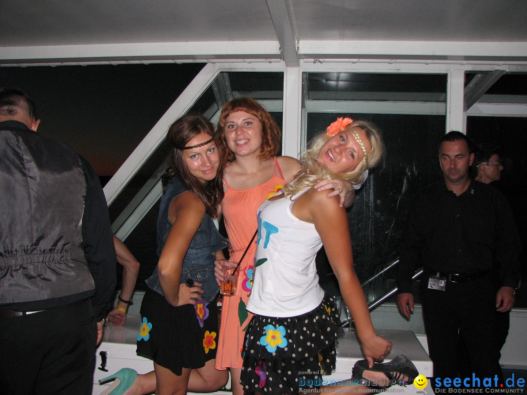 Partyschiff: FLOWER-POWER: Friedrichshafen am Bodensee, 18.08.2012