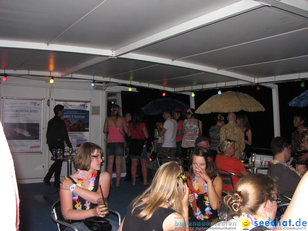 Partyschiff: FLOWER-POWER: Friedrichshafen am Bodensee, 18.08.2012