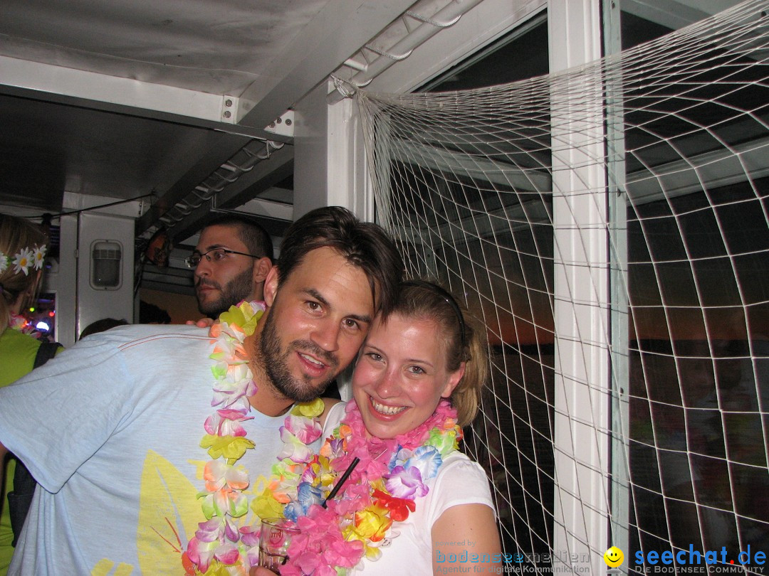 Partyschiff: FLOWER-POWER: Friedrichshafen am Bodensee, 18.08.2012