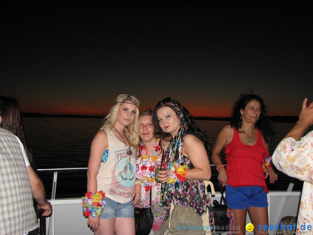 Partyschiff: FLOWER-POWER: Friedrichshafen am Bodensee, 18.08.2012