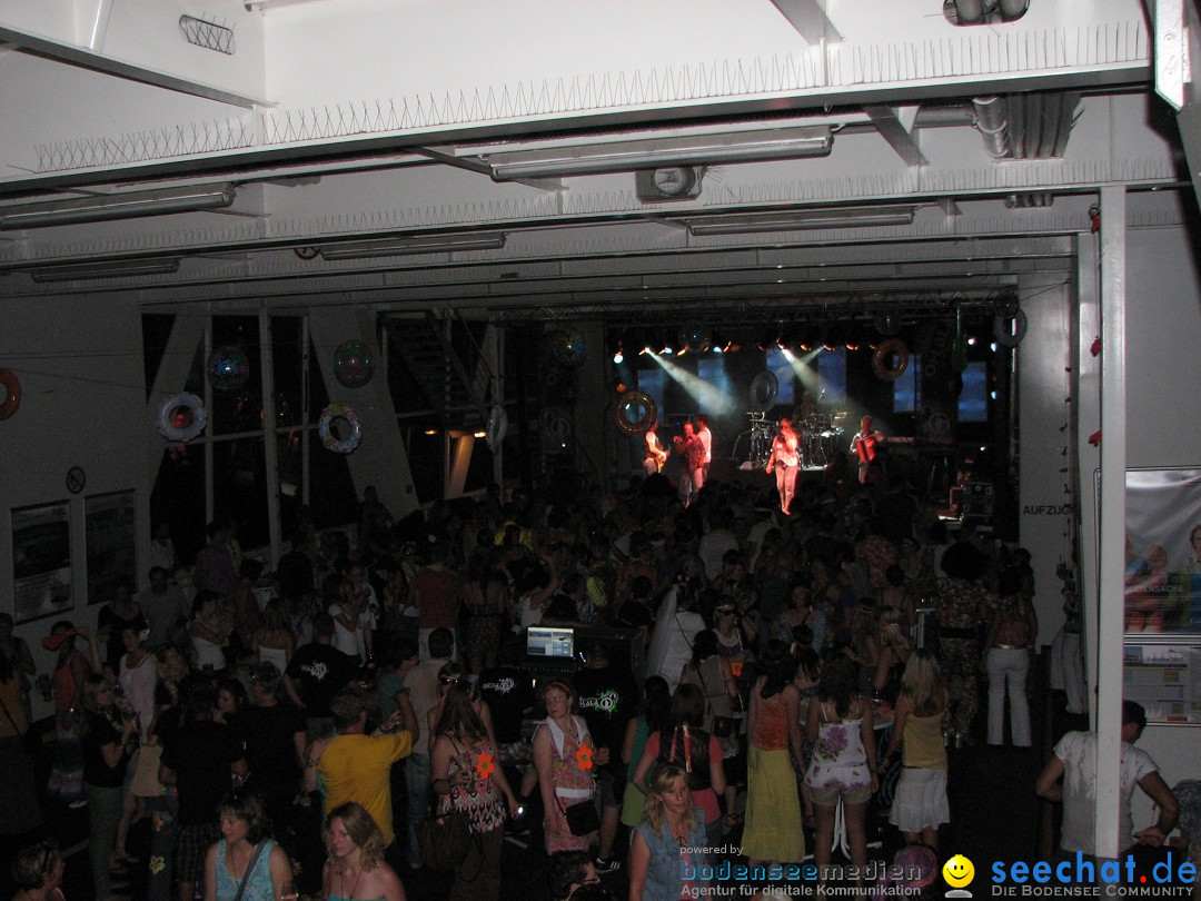 Partyschiff: FLOWER-POWER: Friedrichshafen am Bodensee, 18.08.2012