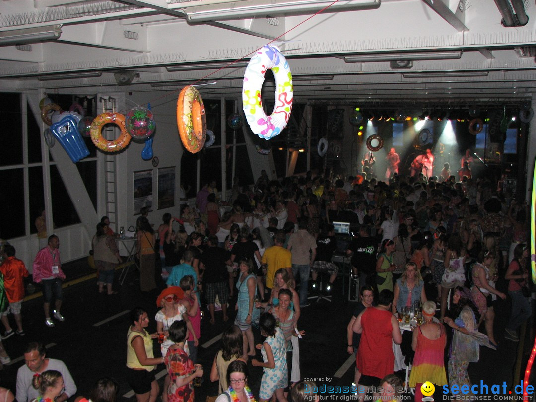 Partyschiff: FLOWER-POWER: Friedrichshafen am Bodensee, 18.08.2012