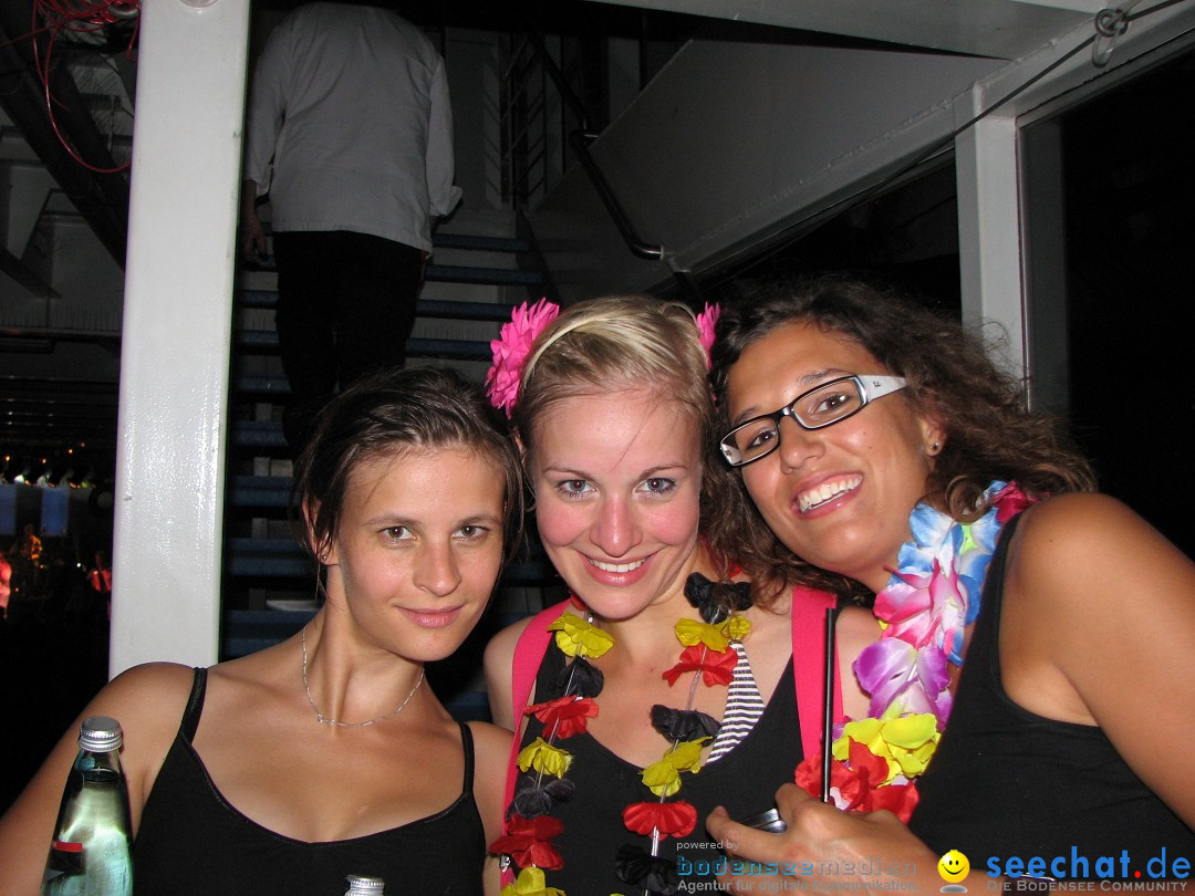 Partyschiff: FLOWER-POWER: Friedrichshafen am Bodensee, 18.08.2012