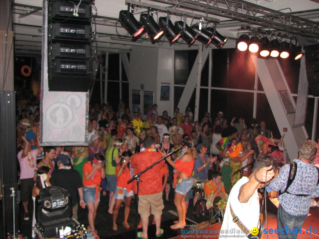 Partyschiff: FLOWER-POWER: Friedrichshafen am Bodensee, 18.08.2012