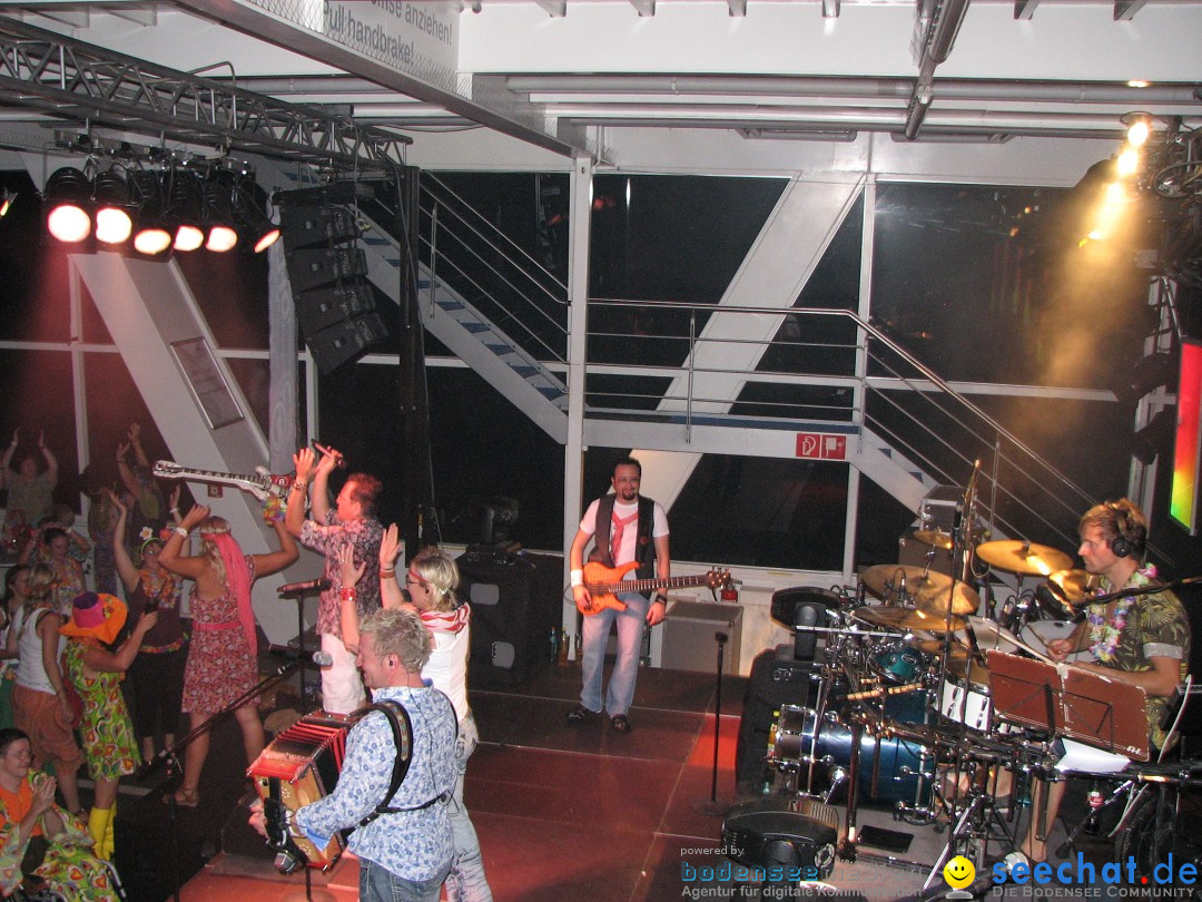 Partyschiff: FLOWER-POWER: Friedrichshafen am Bodensee, 18.08.2012