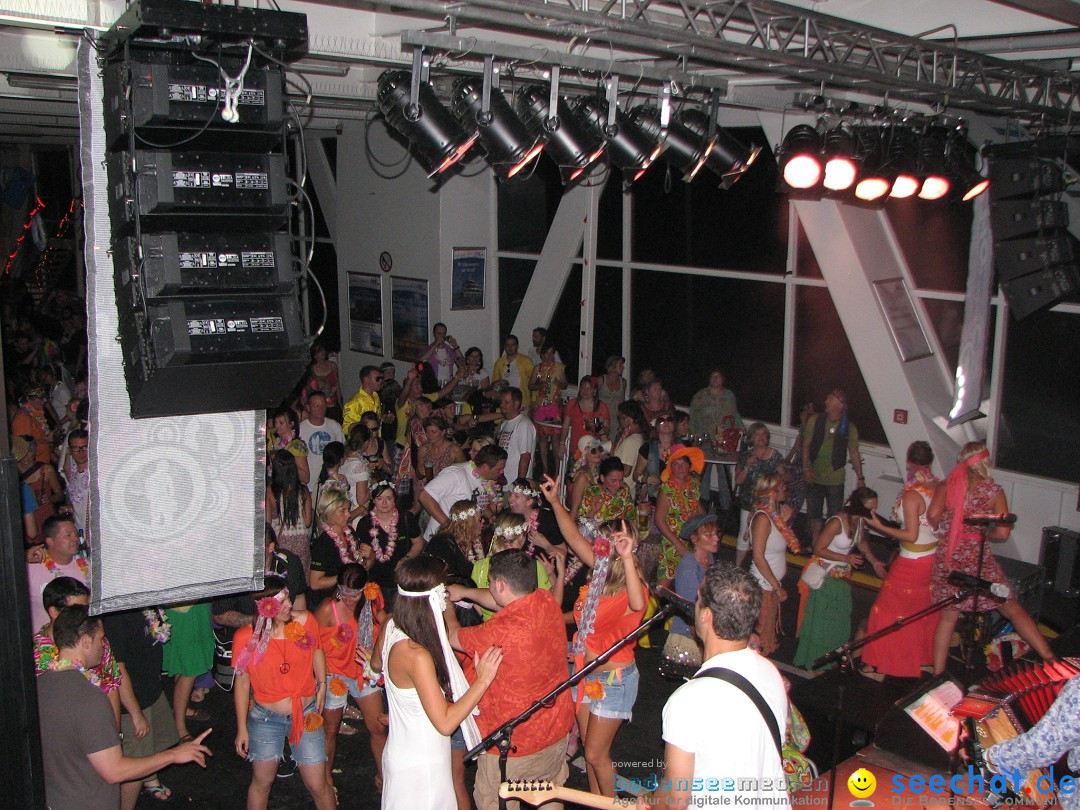 Partyschiff: FLOWER-POWER: Friedrichshafen am Bodensee, 18.08.2012