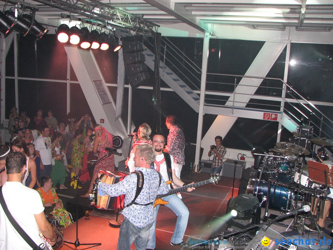 Partyschiff: FLOWER-POWER: Friedrichshafen am Bodensee, 18.08.2012