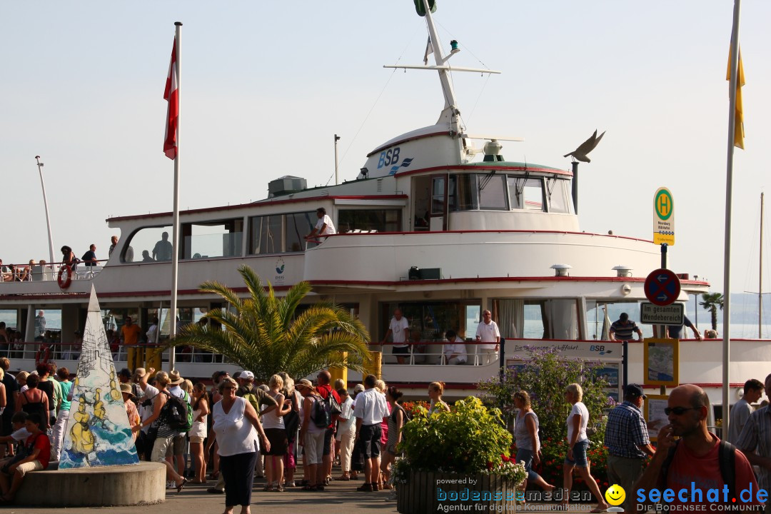 Bodenseerundfahrt: Meersburg - Unteruhldingen - Dingelsdorf, 20.08.2012