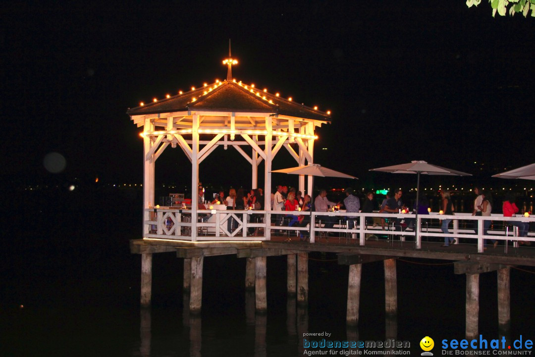 Stadtfest mit Fassanstich und Modenschau: Bregenz am Bodensee, 23.08.2012