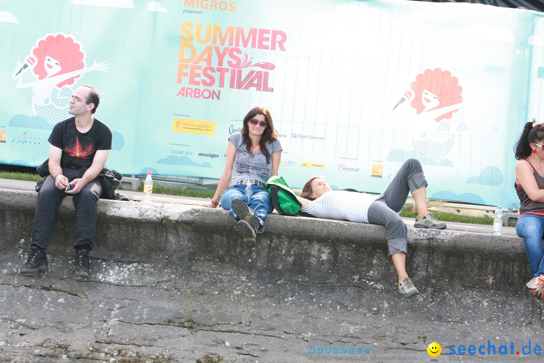 Summerdays Festival: Arbon in der Schweiz, 25.08.2012