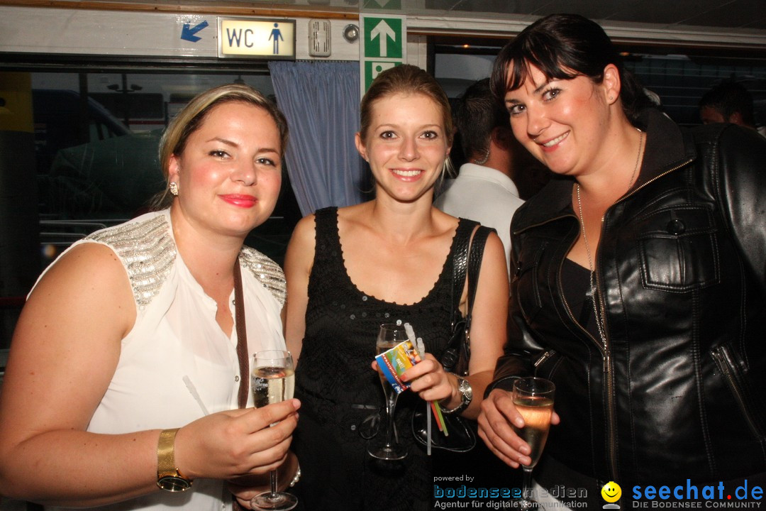 Partyschiff: BLACK-WHITE: Friedrichshafen am Bodensee, 25.08.2012