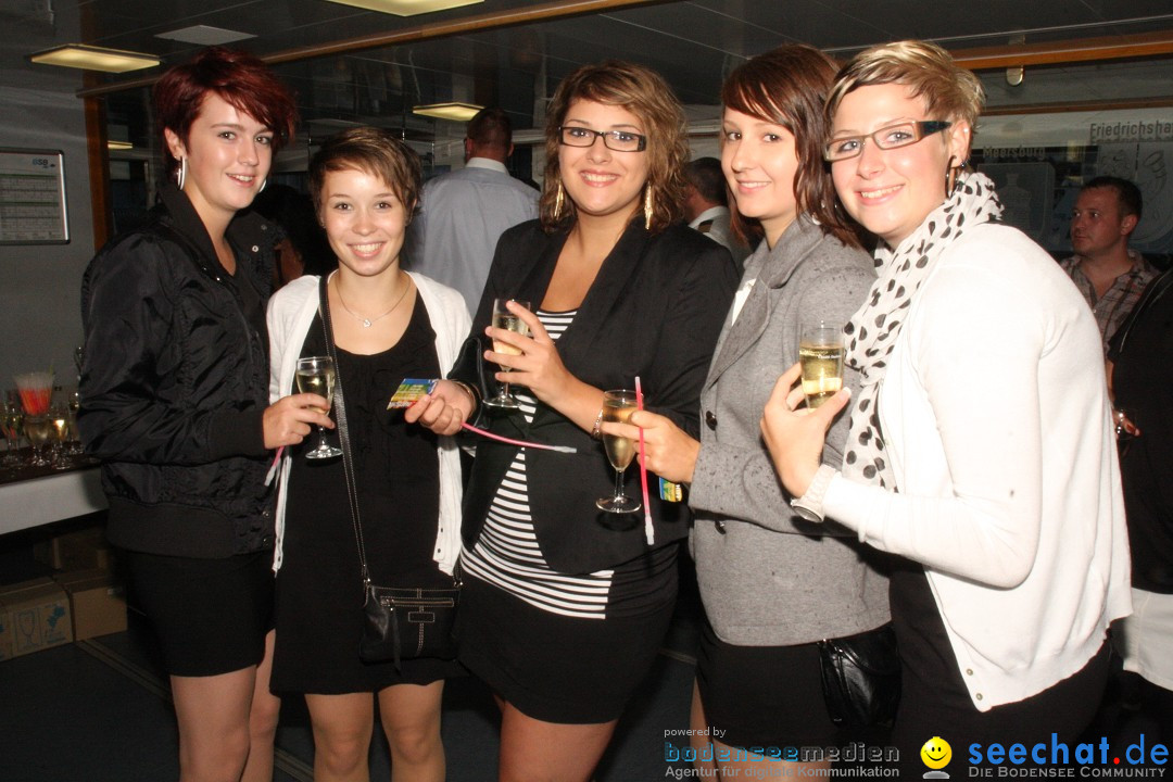 Partyschiff: BLACK-WHITE: Friedrichshafen am Bodensee, 25.08.2012