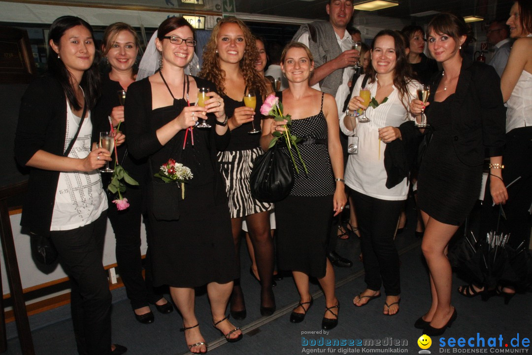 Partyschiff: BLACK-WHITE: Friedrichshafen am Bodensee, 25.08.2012