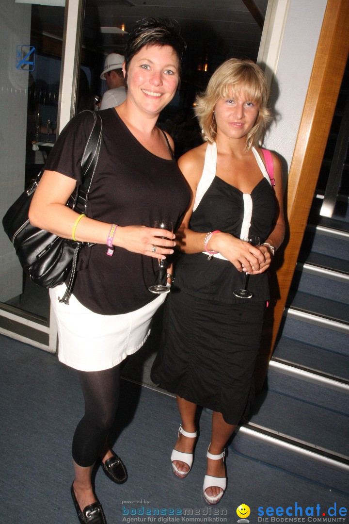 Partyschiff: BLACK-WHITE: Friedrichshafen am Bodensee, 25.08.2012