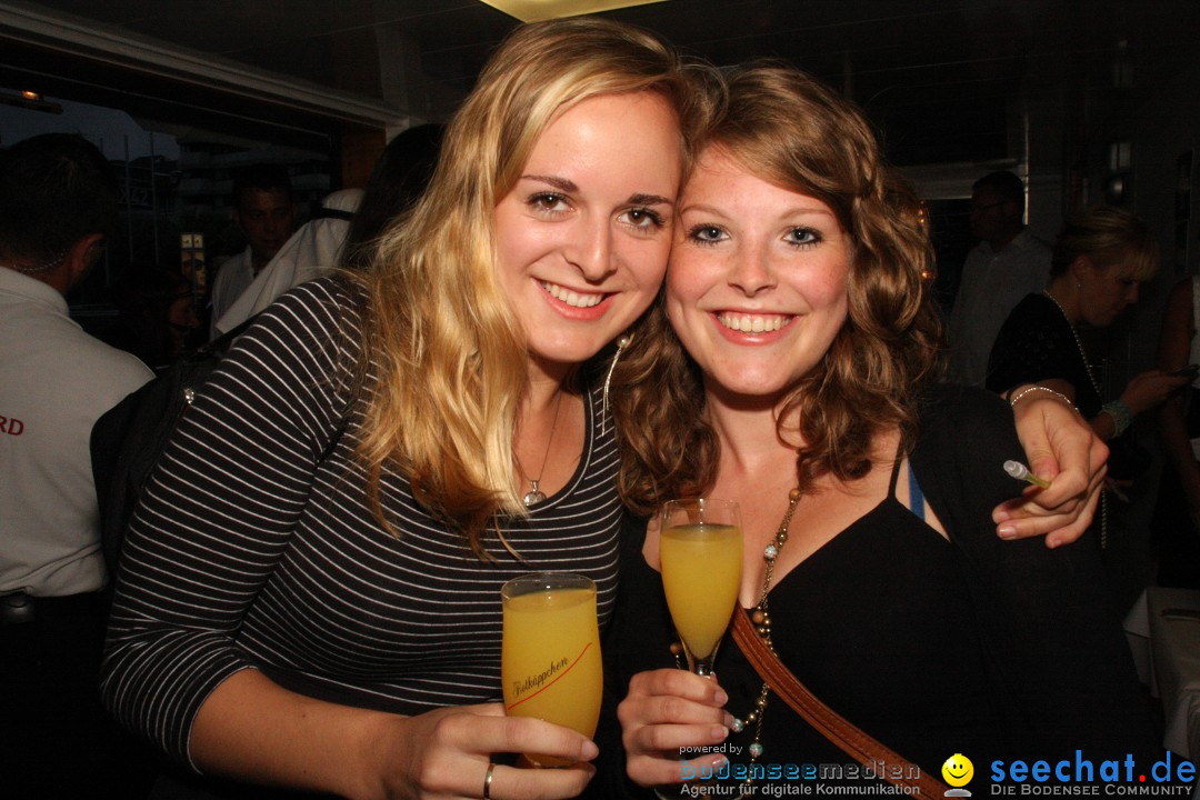 Partyschiff: BLACK-WHITE: Friedrichshafen am Bodensee, 25.08.2012