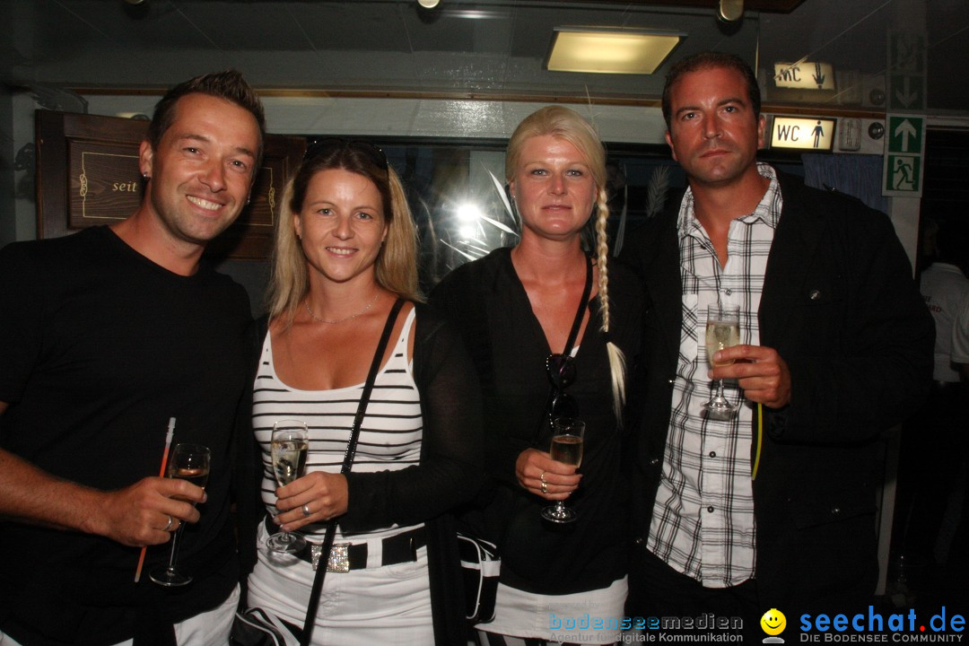 Partyschiff: BLACK-WHITE: Friedrichshafen am Bodensee, 25.08.2012